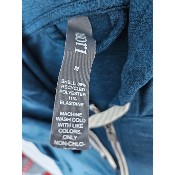 Vuori Ponto Performance Zip Hoodie Men's M Blue Full Zip Stretch Jacket VW268 - Picture 5 of 8